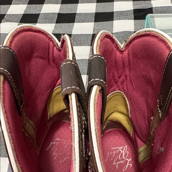 Durango Lady Rebel Stefanie Spielman Western Cowgirl Boots RD3557 Cancer Pink 9 - Picture 13 of 15